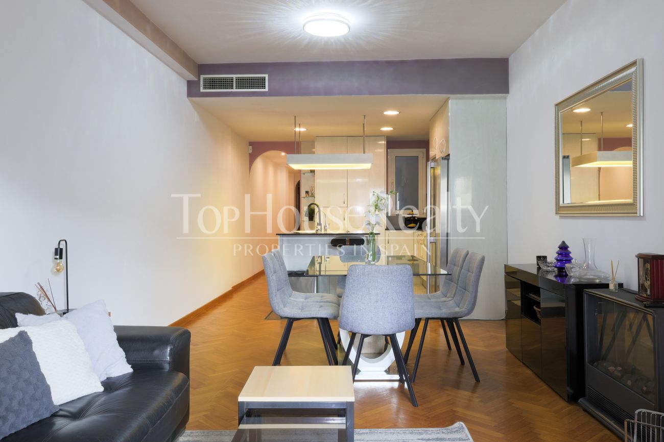 Bright furnished apartment for rent in Les Corts, Barcelona