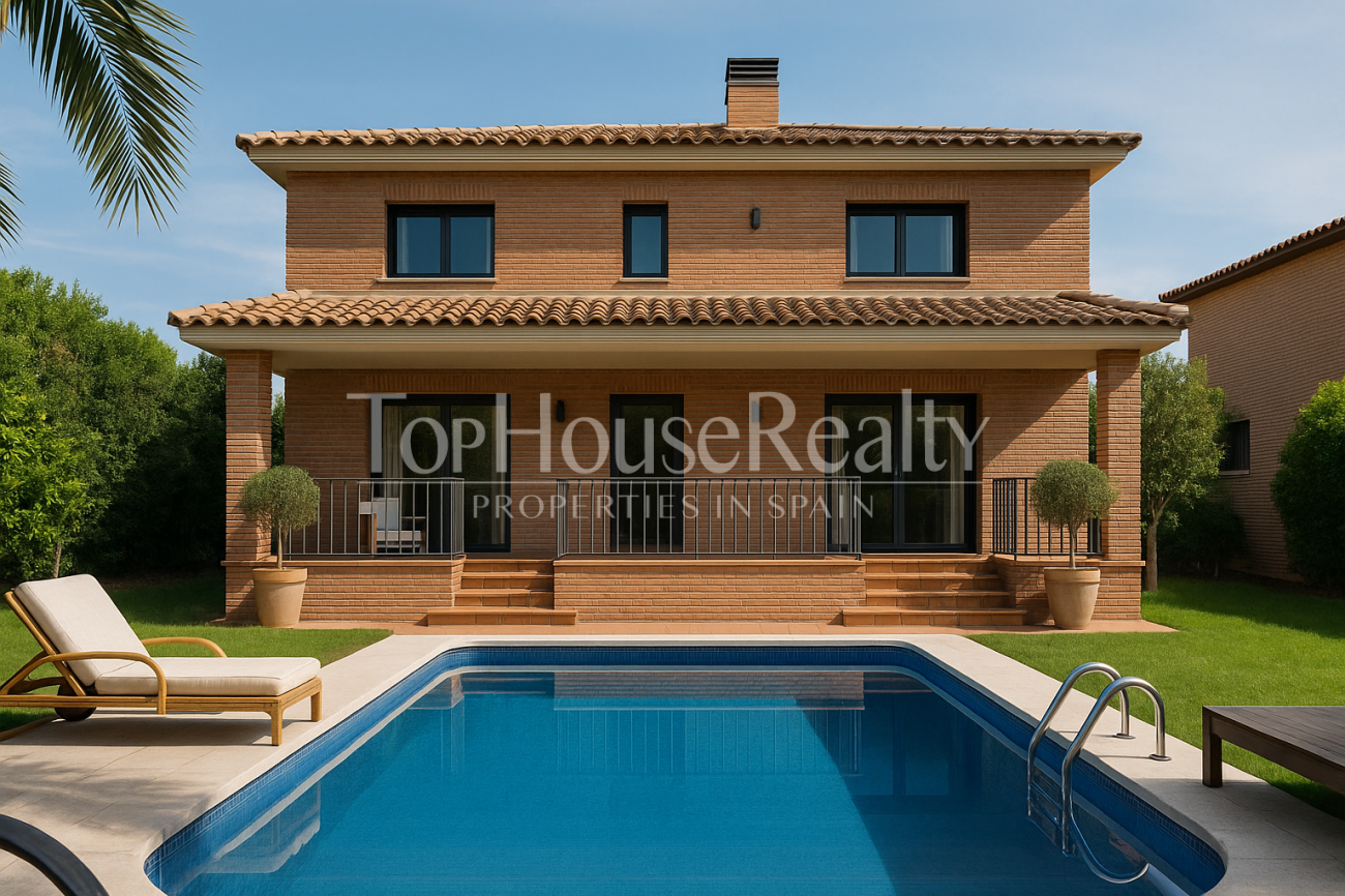 Luxury detached villa for rent in Gavà Mar, fully renovated
