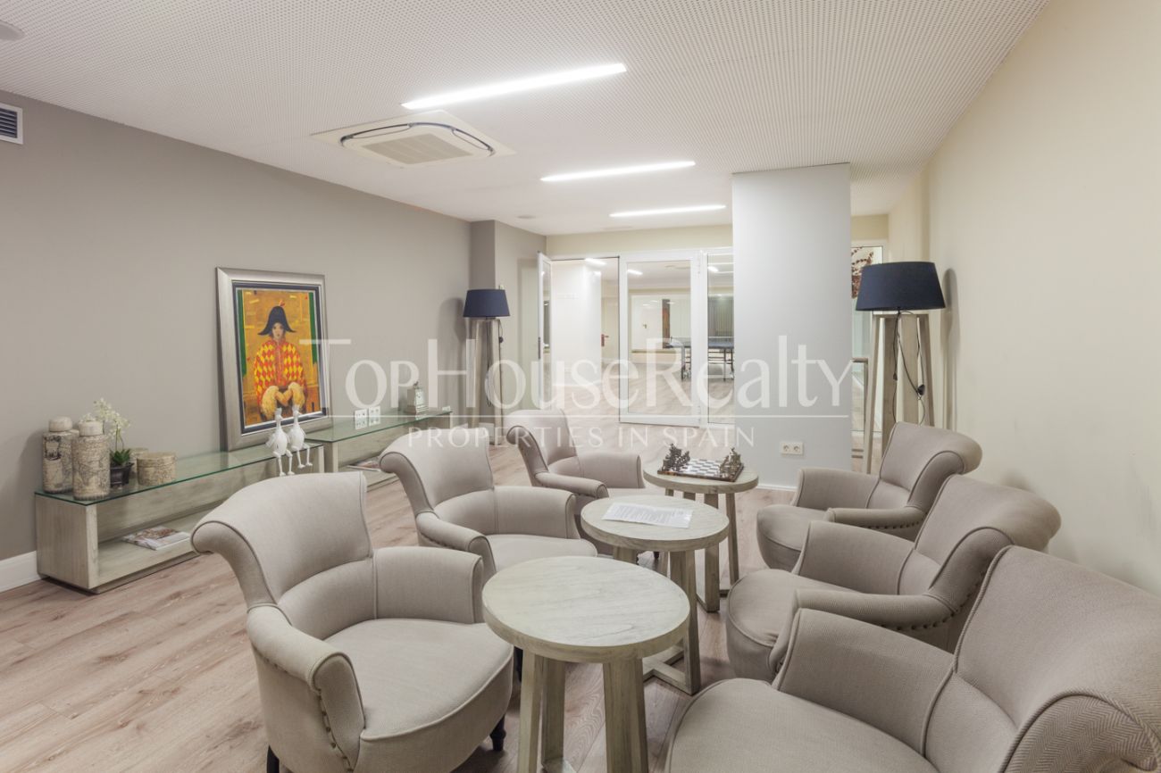 Excellent big modern apartment for rent in Barcelona