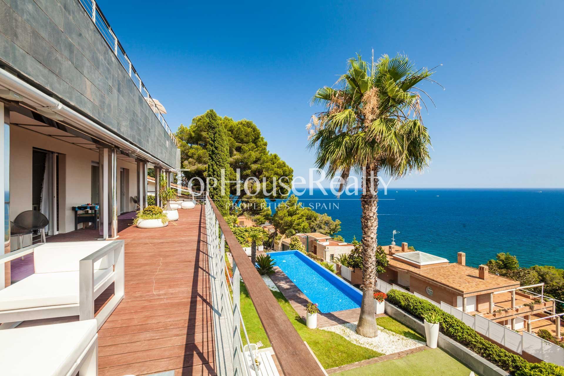 Spectacular house with sea views in Blanes (Costa Brava)