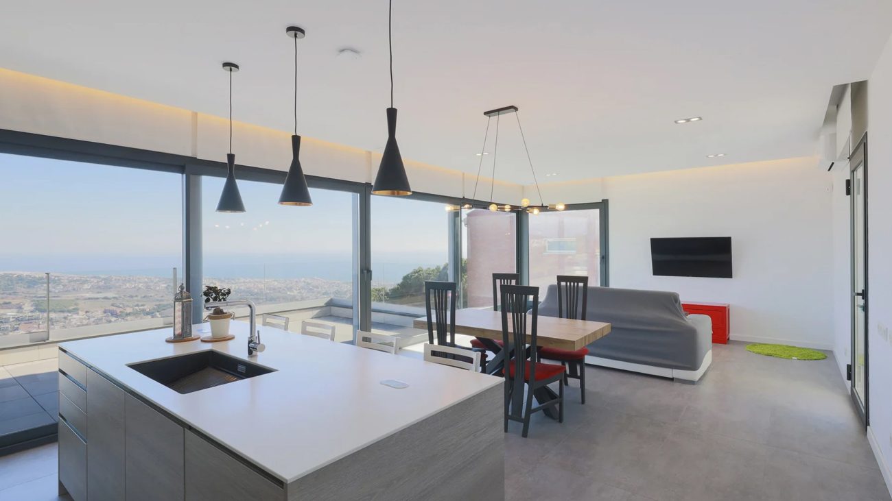 An eco-friendly and light-filled home with stunning sea views