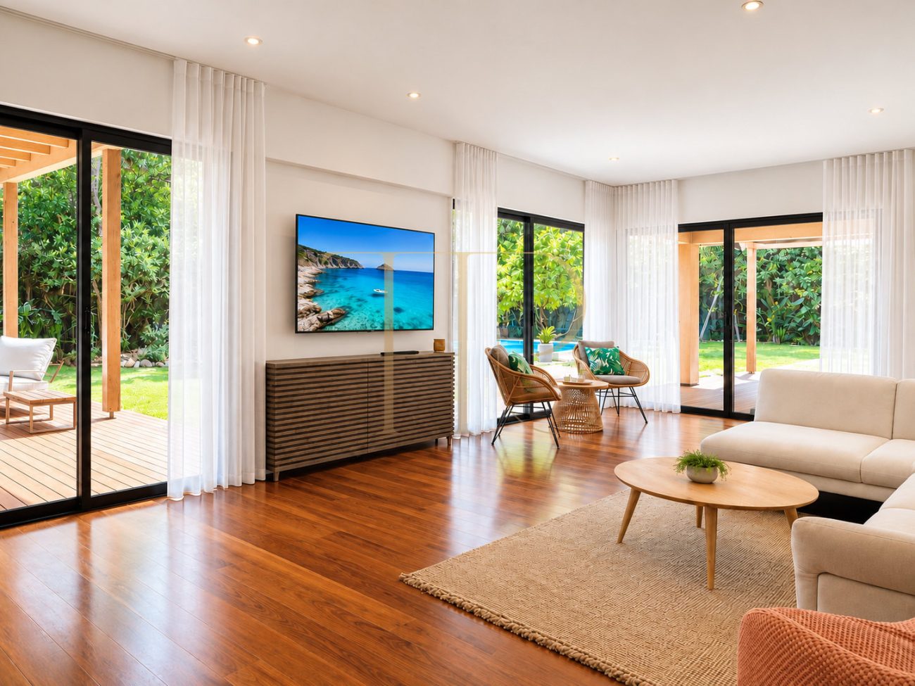 Detached villa with pool near Gavà Mar beach