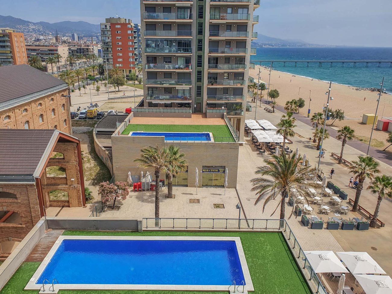 Espectacular apartamento con vistas al mar en primera línea de Badalona