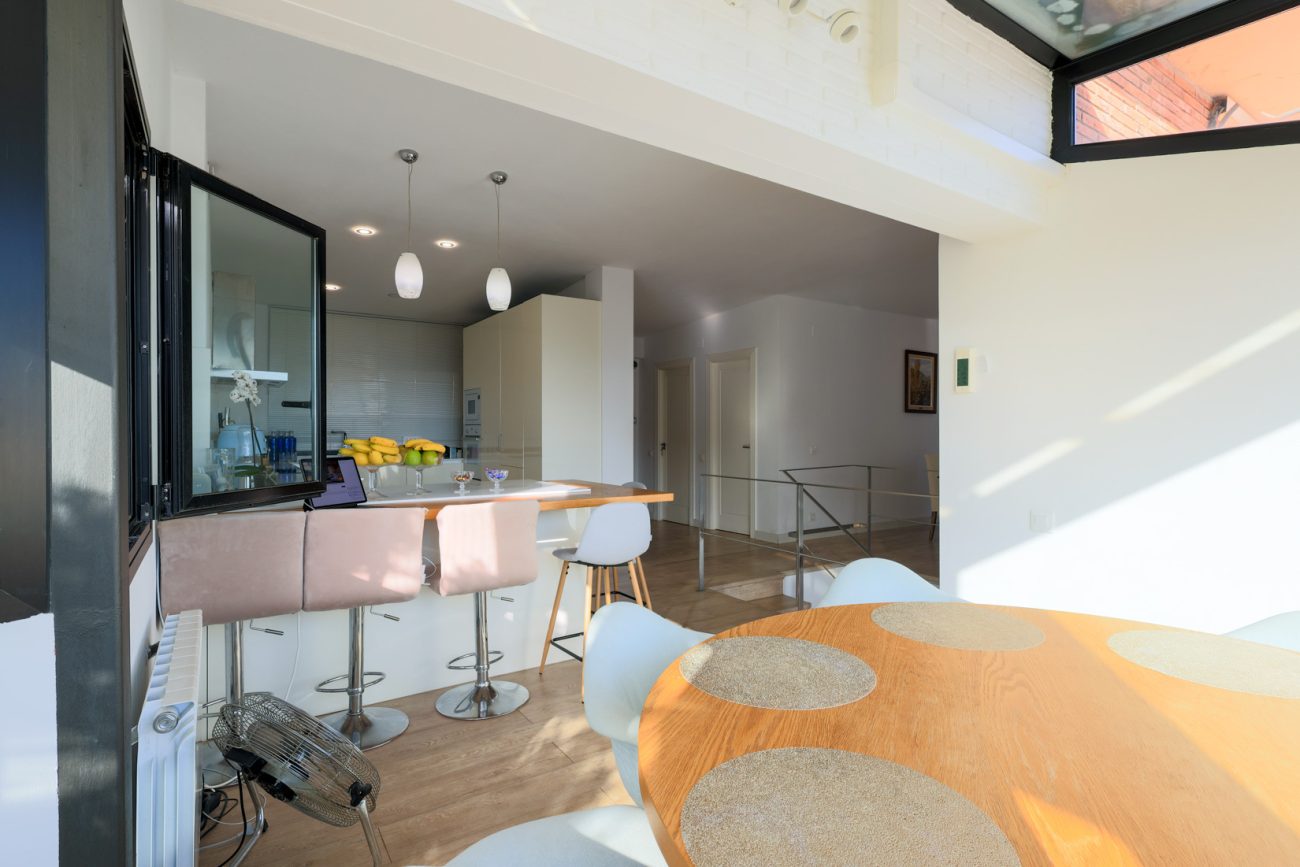 Sea view house in Castelldefels — cozy design with terraces and pool
