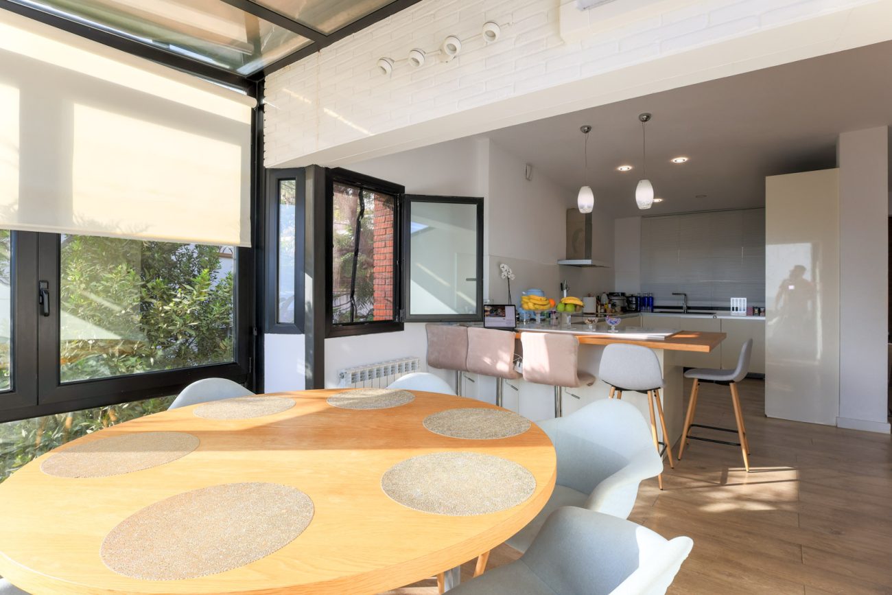 Sea view house in Castelldefels — cozy design with terraces and pool