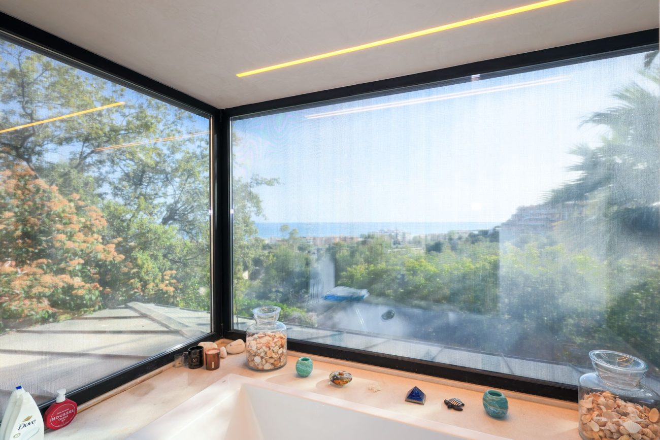 Sea view house in Castelldefels — cozy design with terraces and pool