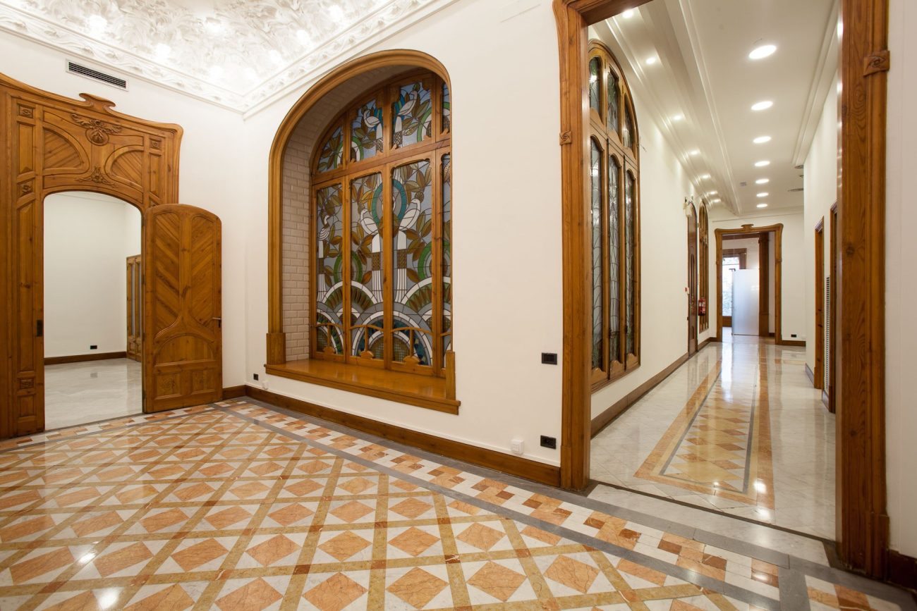Modern office in a modernist building in the city center