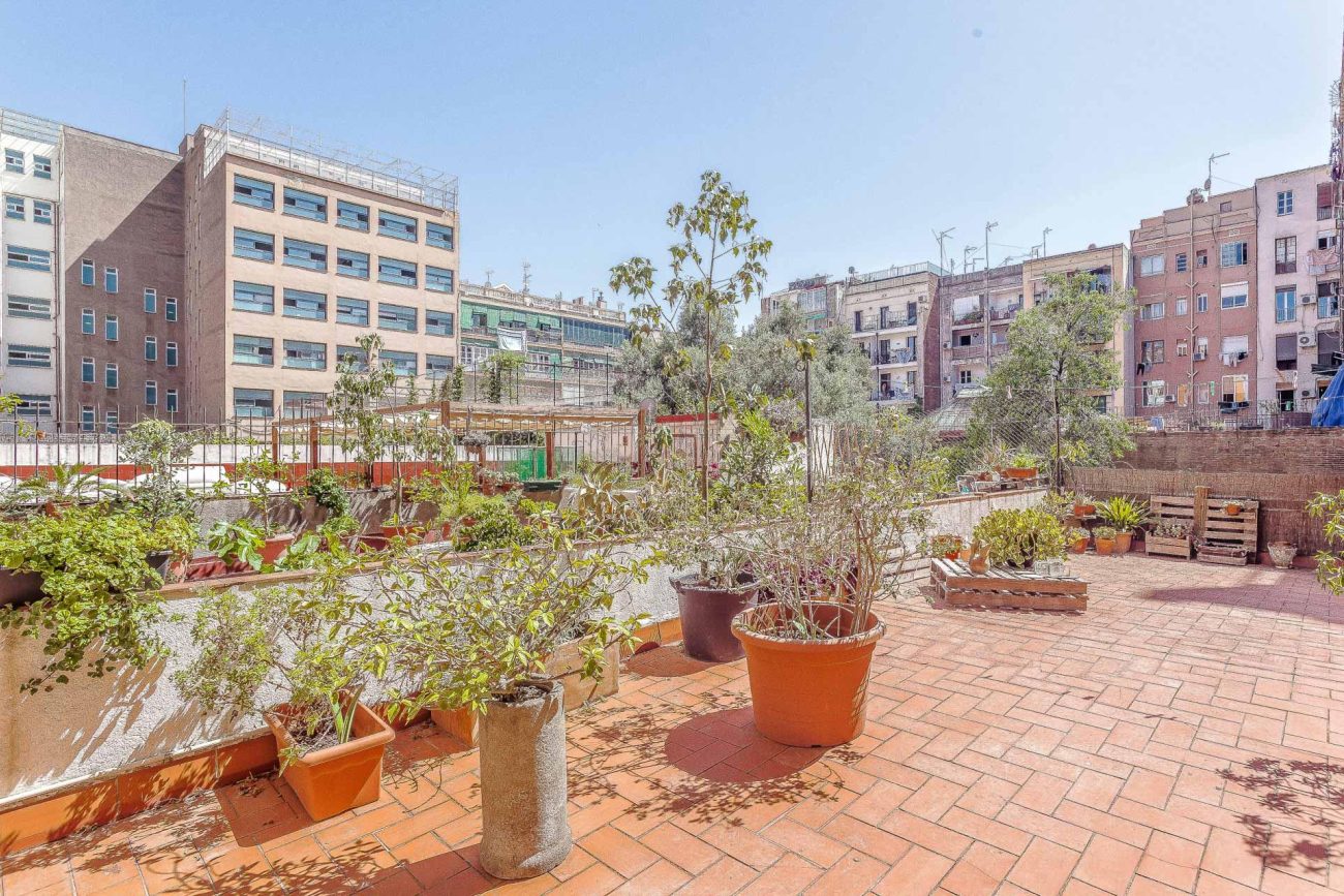 Bright flat with terrace on Enric Granados