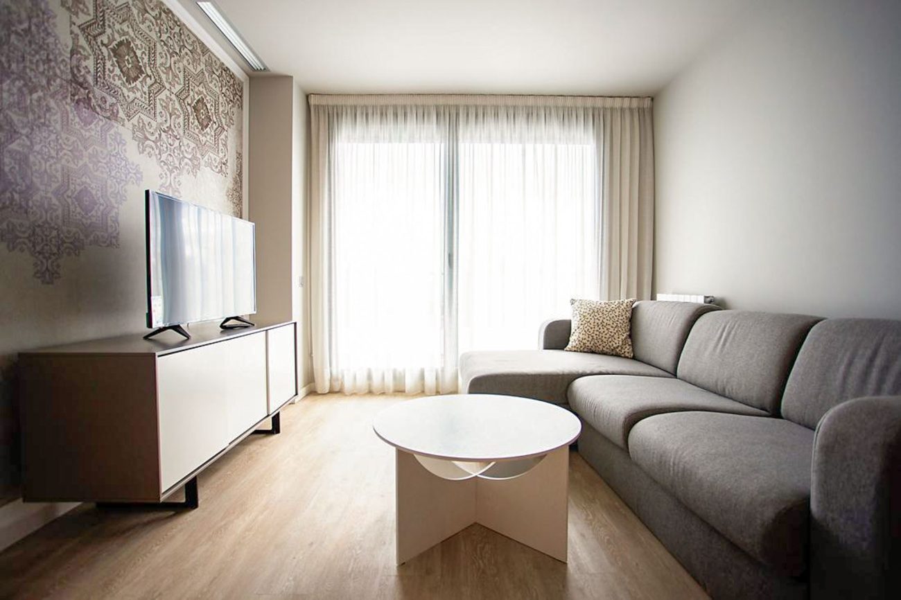 Spacious and bright apartment in a new building on the seafront in Barcelona