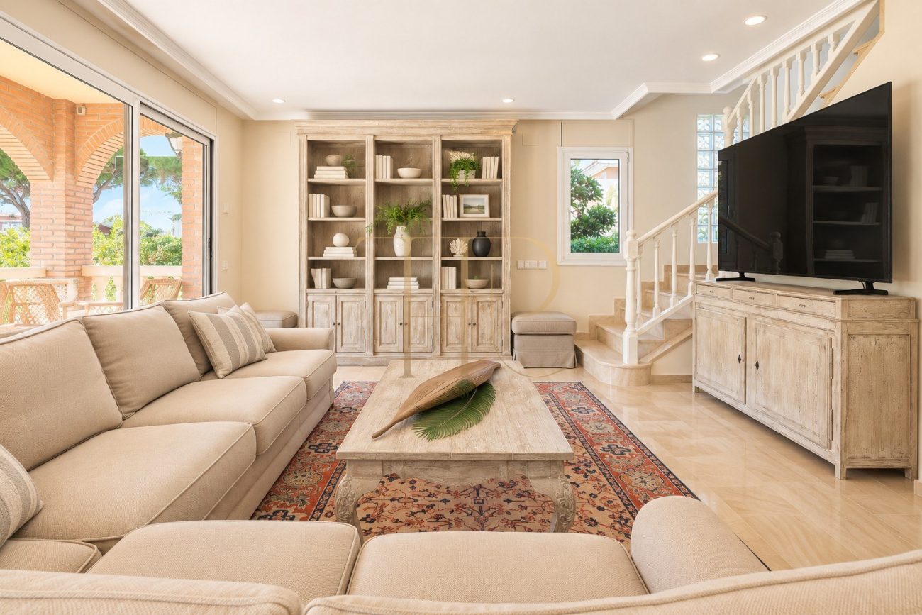 Luxury detached villa for rent in Gavà Mar, fully renovated