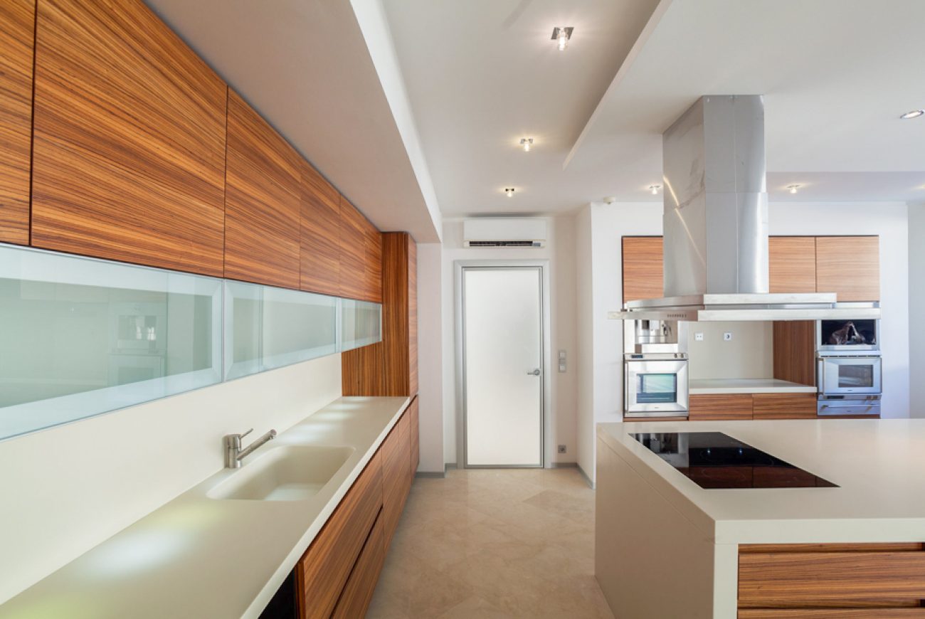Newly constructed house with sea views