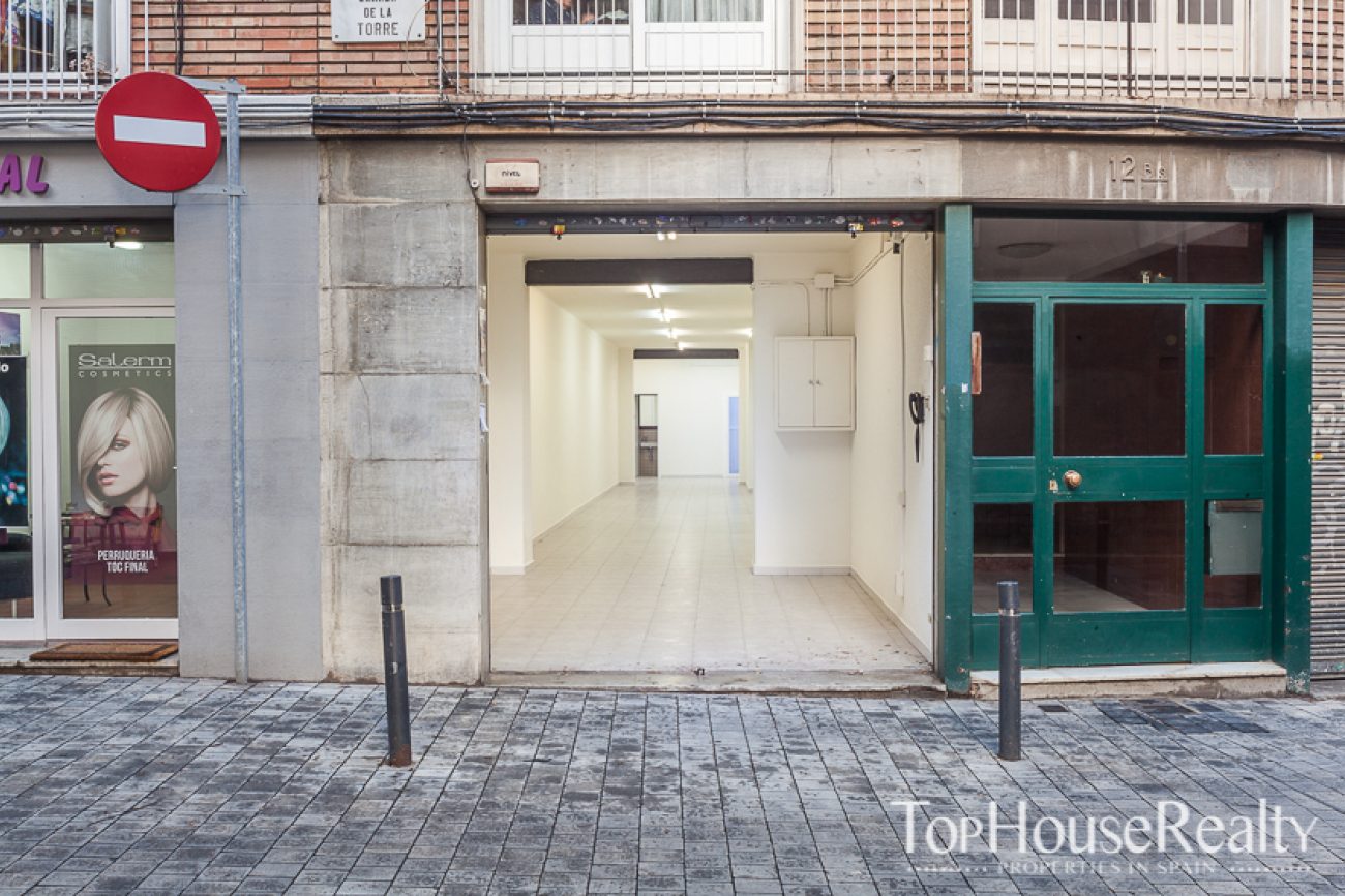 Commercial premises in the area of Saint Gervasi