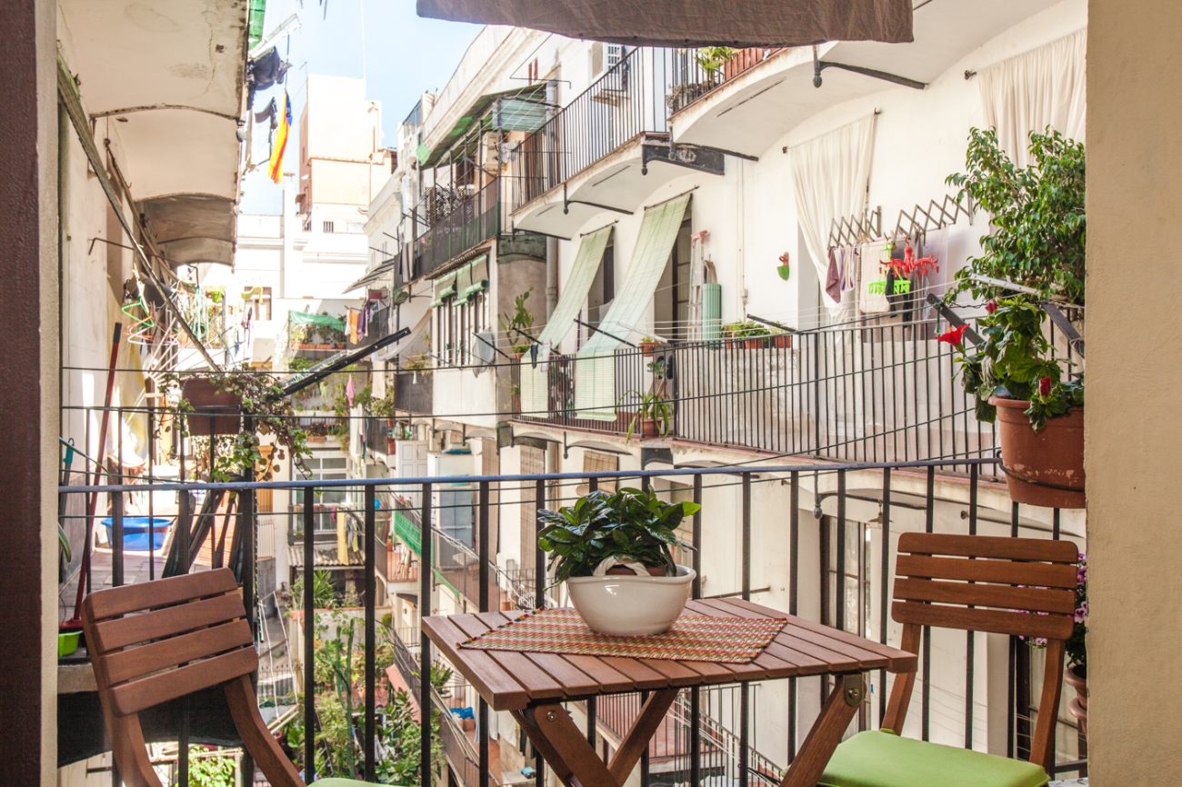 Light, spacious and quiet flat in el Raval