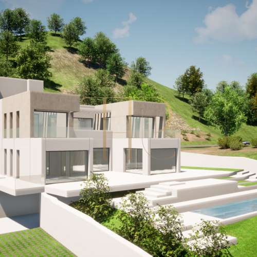 Sold plot with sea views in Can Girona, Sitges