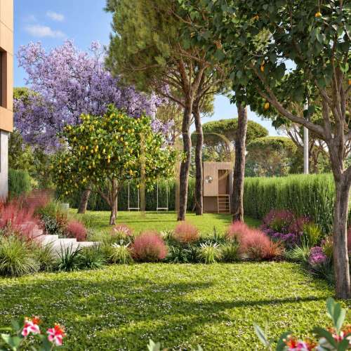 Plot with a house project in Castelldefels — sold