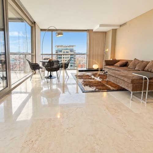 Penthouse to rent in Diagonal Mar with terrace and views