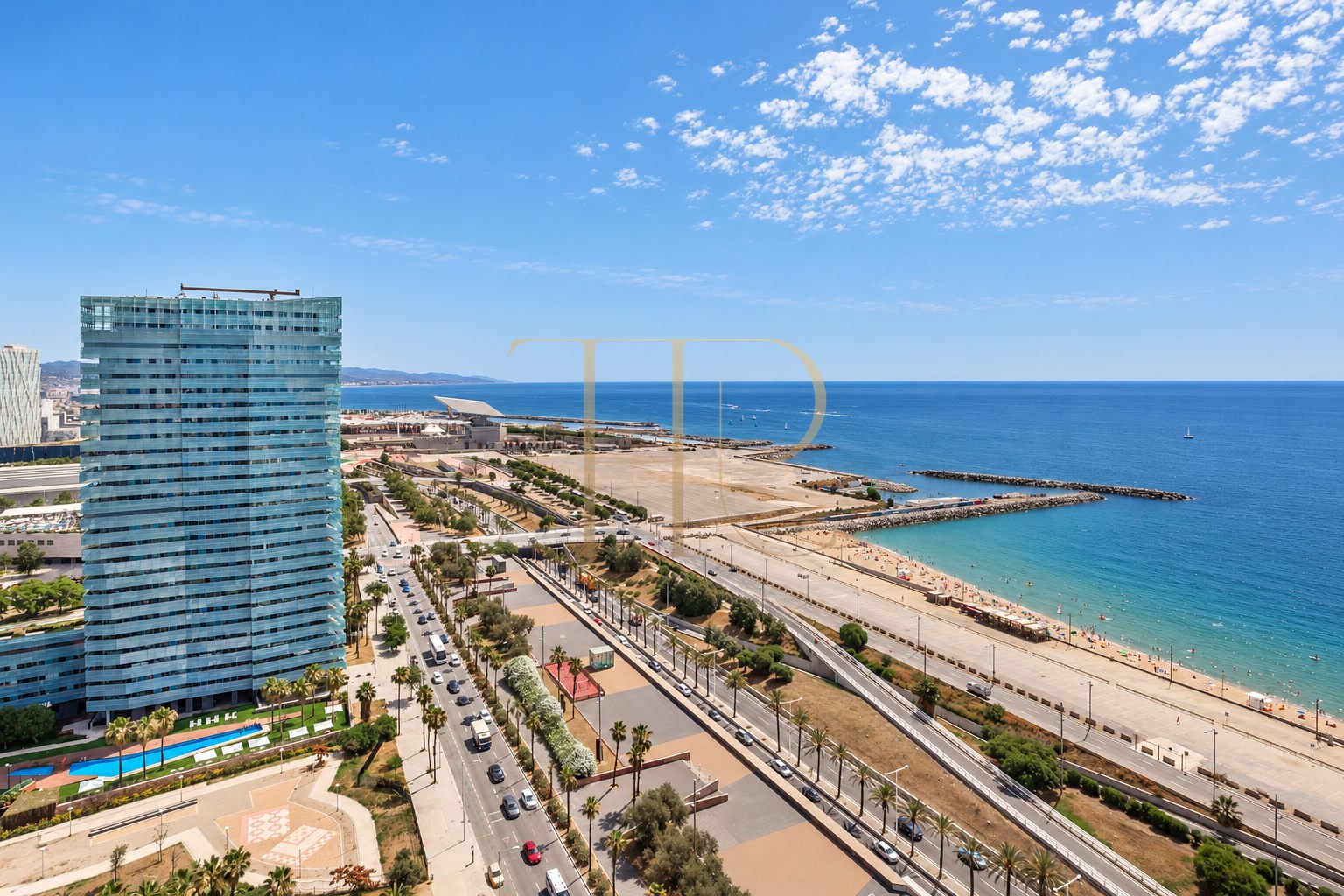 Sea-view apartment in Diagonal Mar — sold