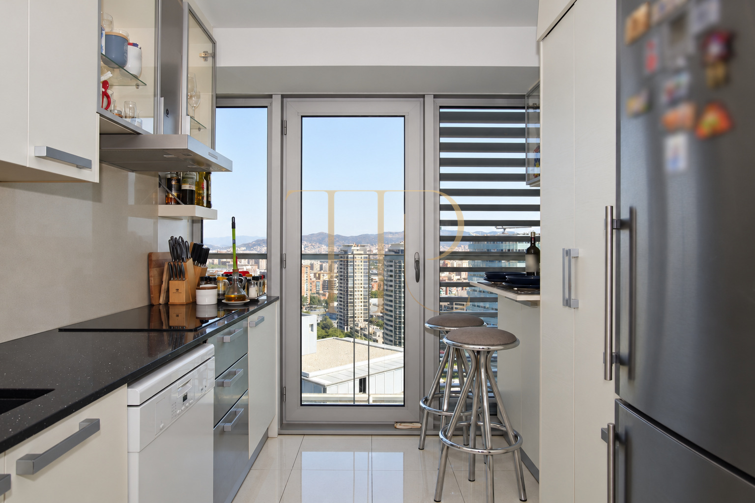 Sold apartment in Diagonal Mar with glazed terrace