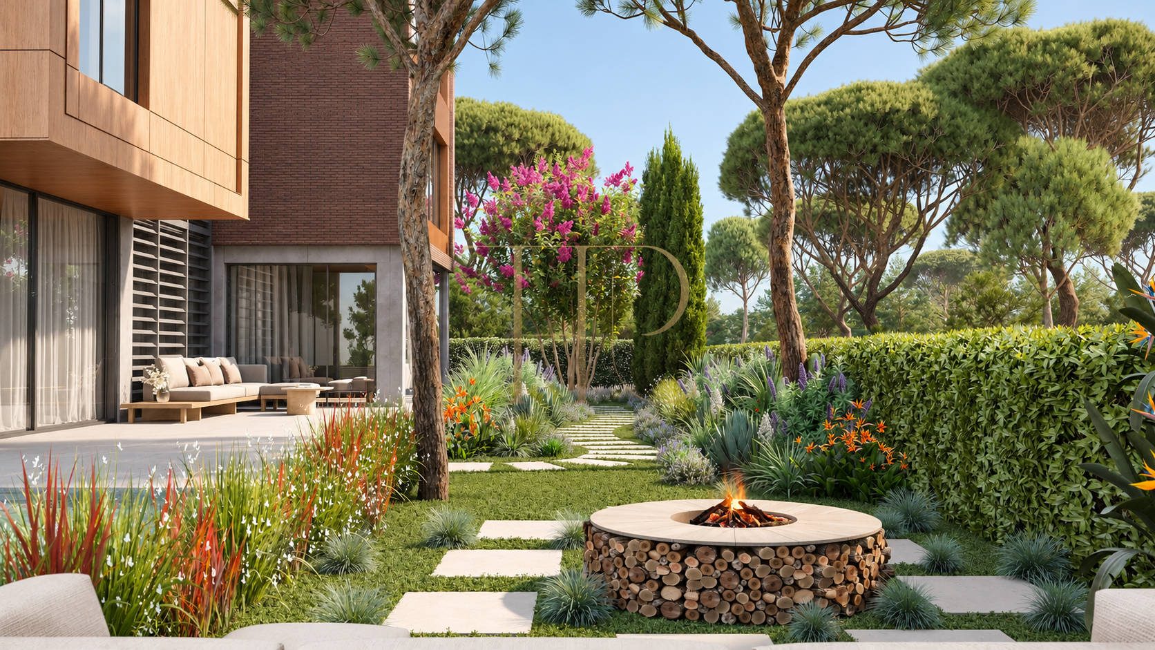 Plot with a house project in Castelldefels — sold