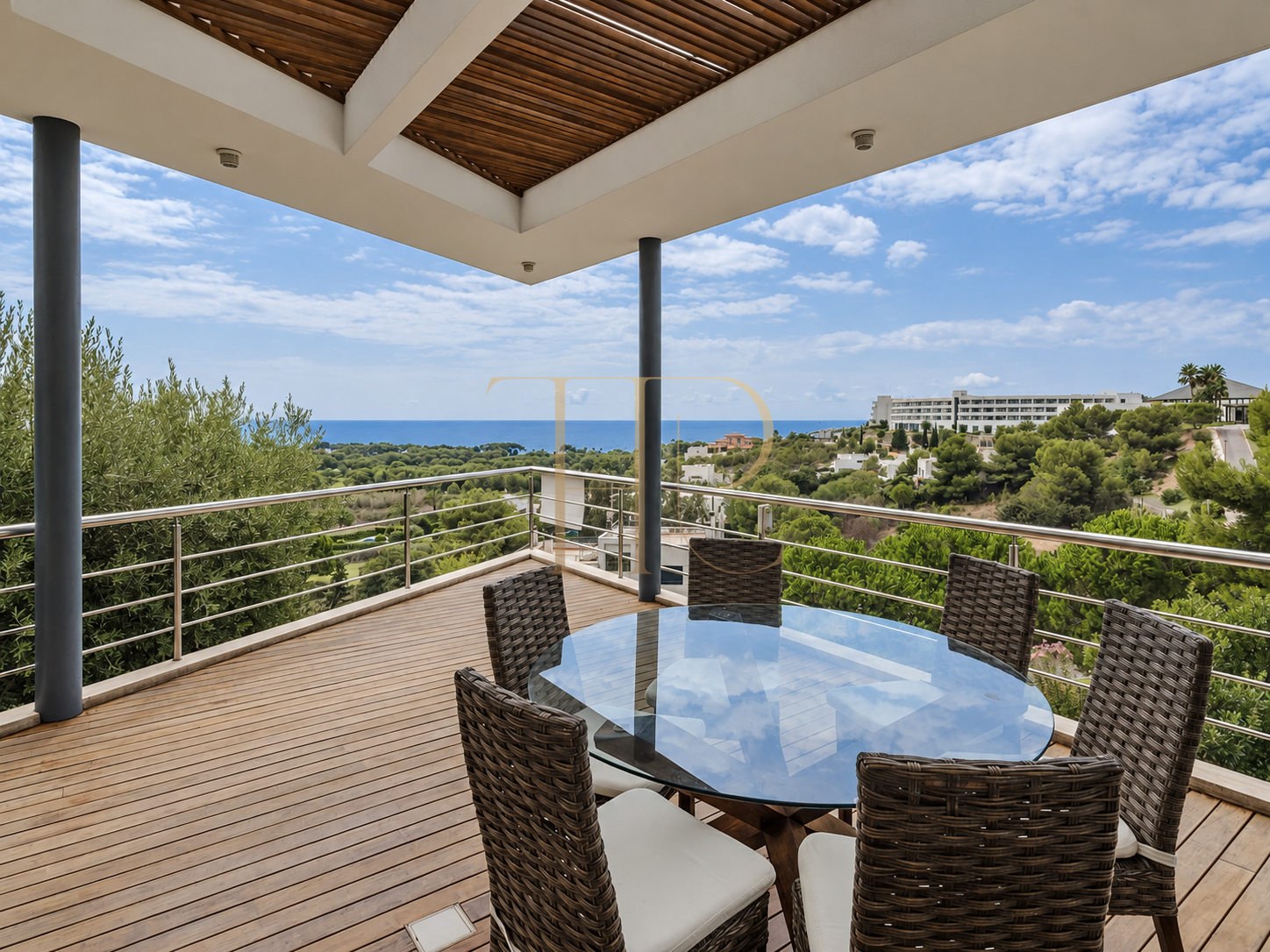 Sea-view villa with pool in Can Girona, Sitges