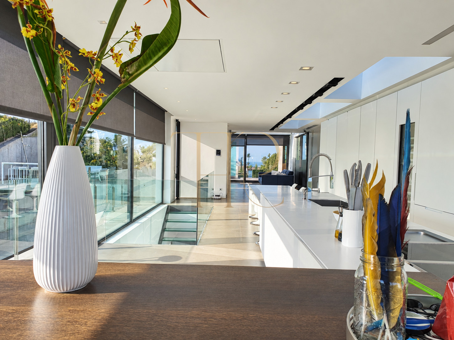 Sea-view villa with guest house in Can Girona, Sitges