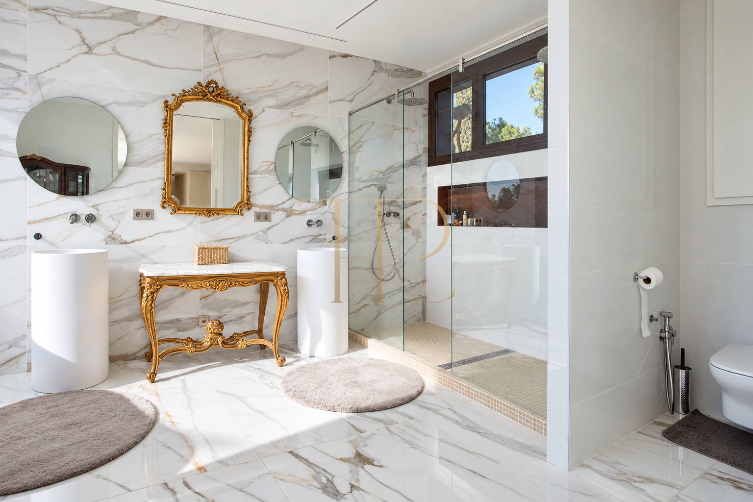 Renovated villa with sea views and pool in Castelldefels