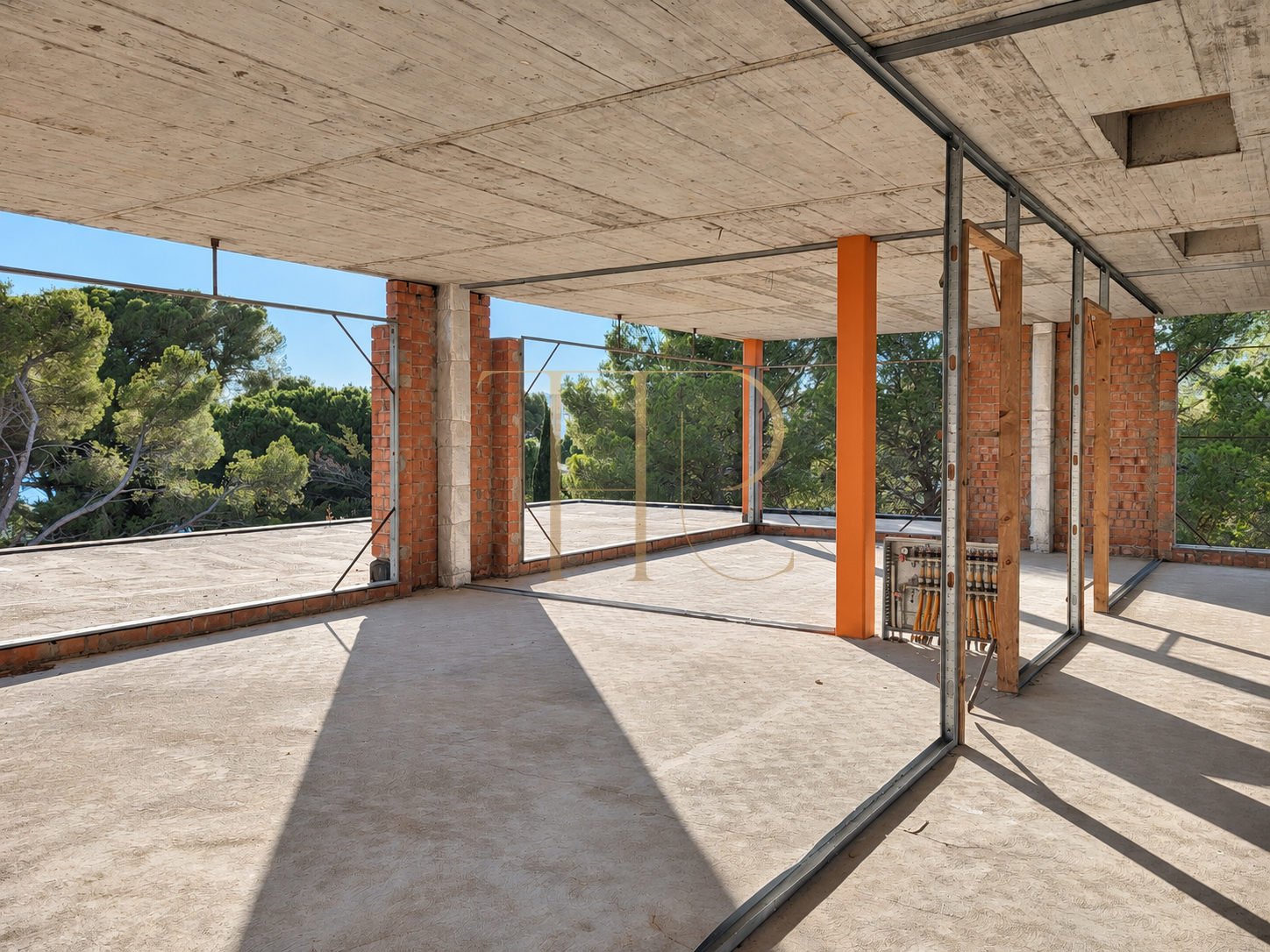 Seafront plot with a villa under construction in Platja d’Aro