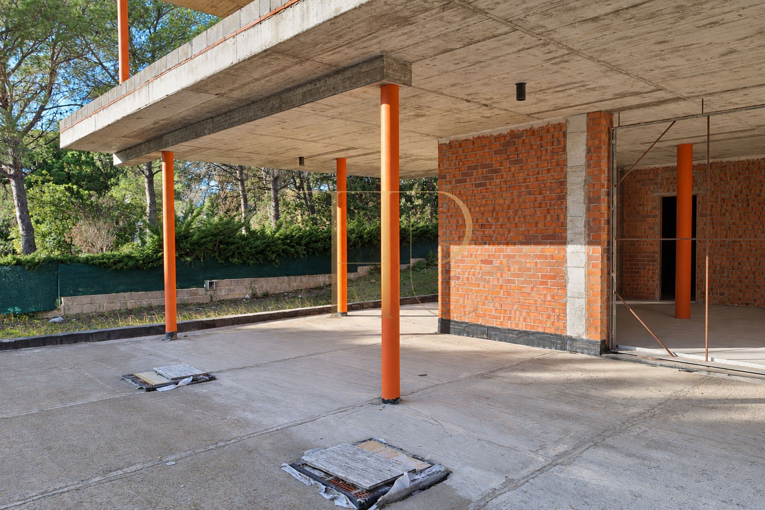Seafront plot with a villa under construction in Platja d’Aro
