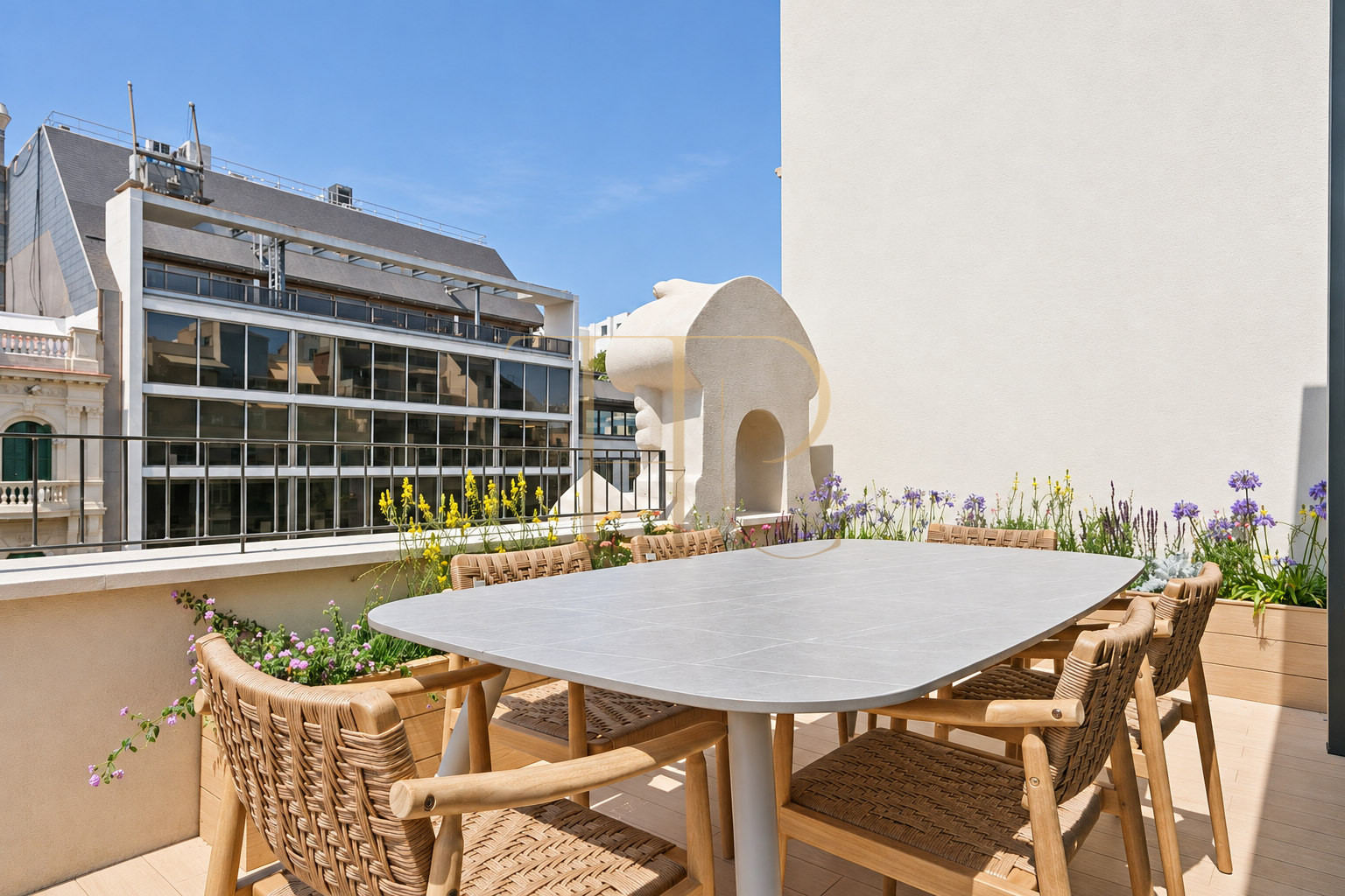 Duplex penthouse with terraces on Rambla de Catalunya