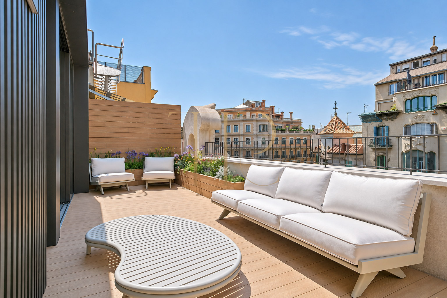 Duplex penthouse with terraces on Rambla de Catalunya