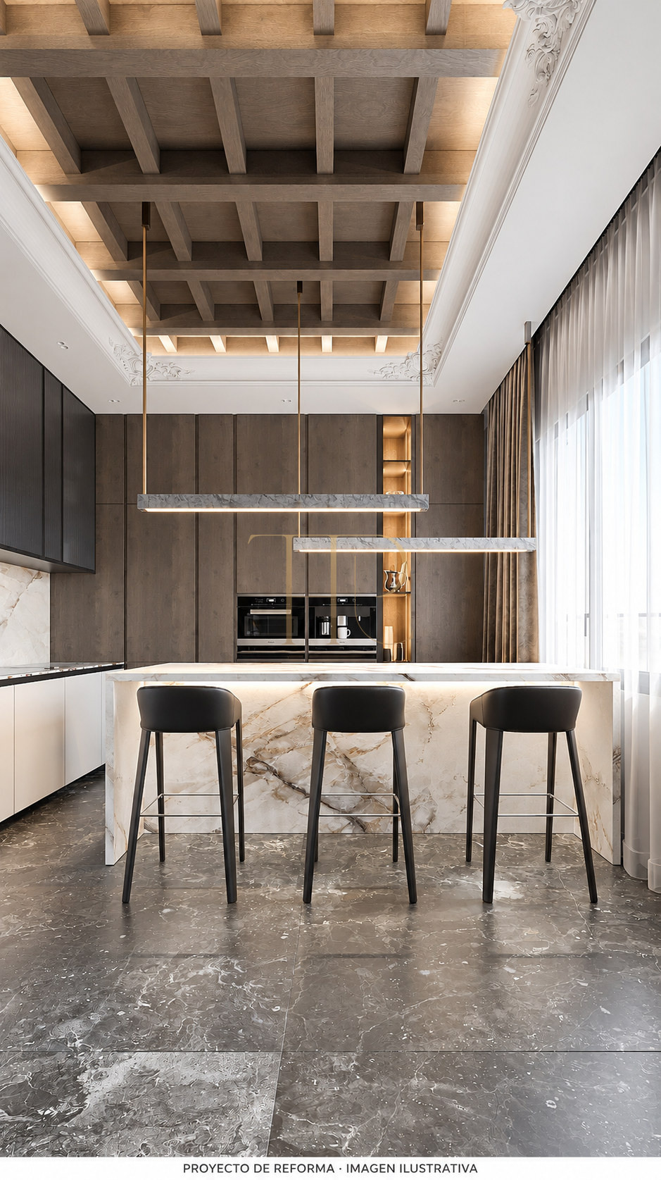 Apartment renovation project facing Turó Park, Barcelona