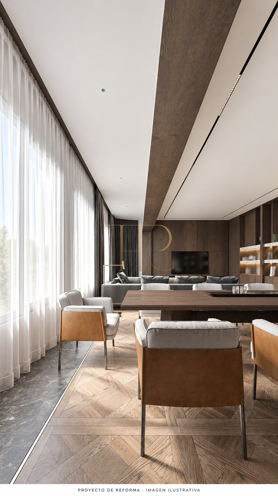 Apartment renovation project facing Turó Park, Barcelona