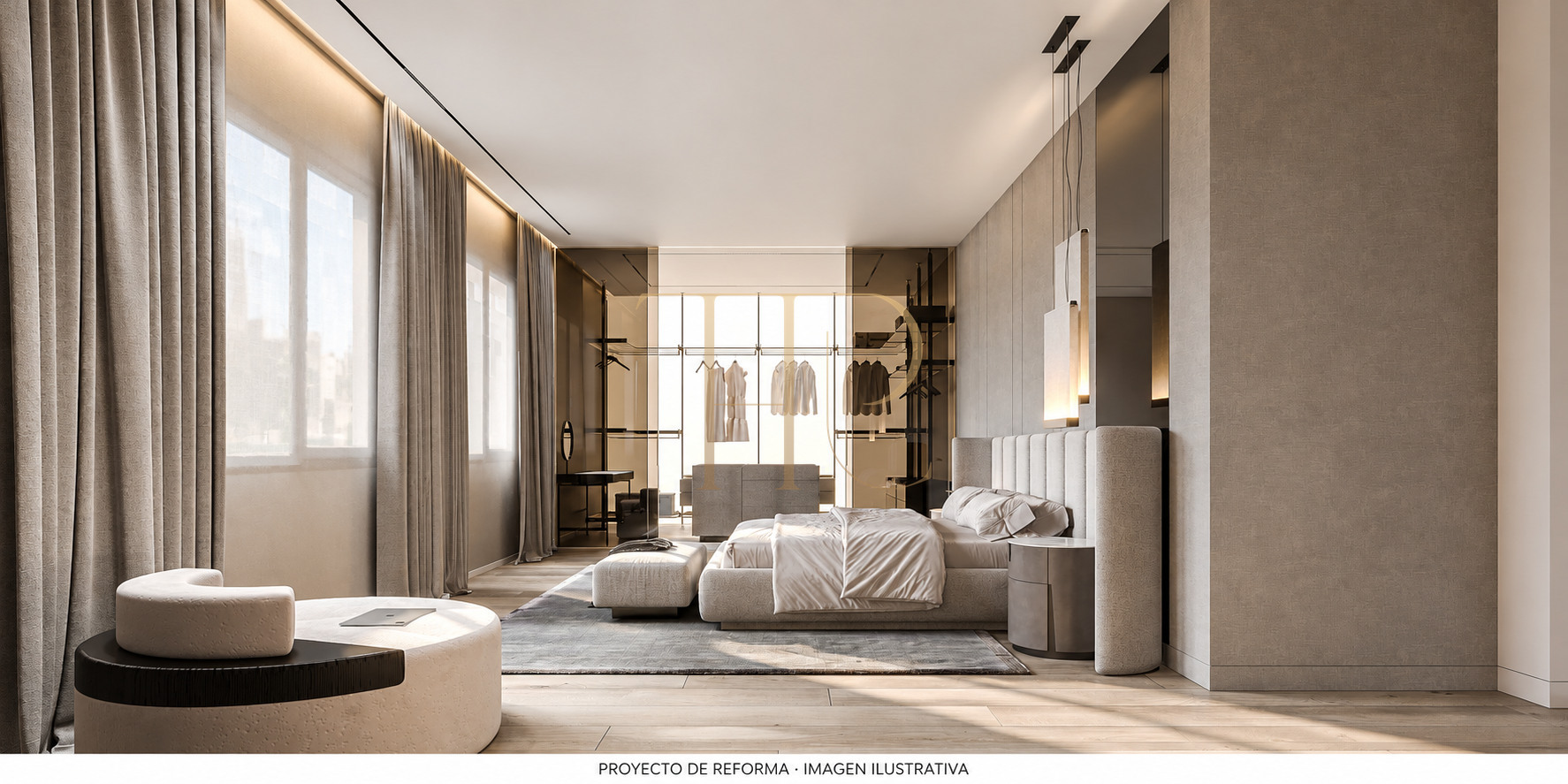 Apartment renovation project facing Turó Park, Barcelona