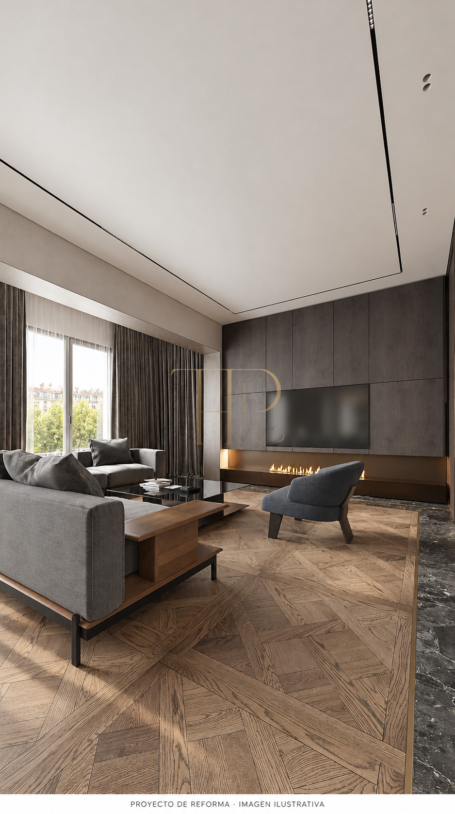 Apartment renovation project facing Turó Park, Barcelona