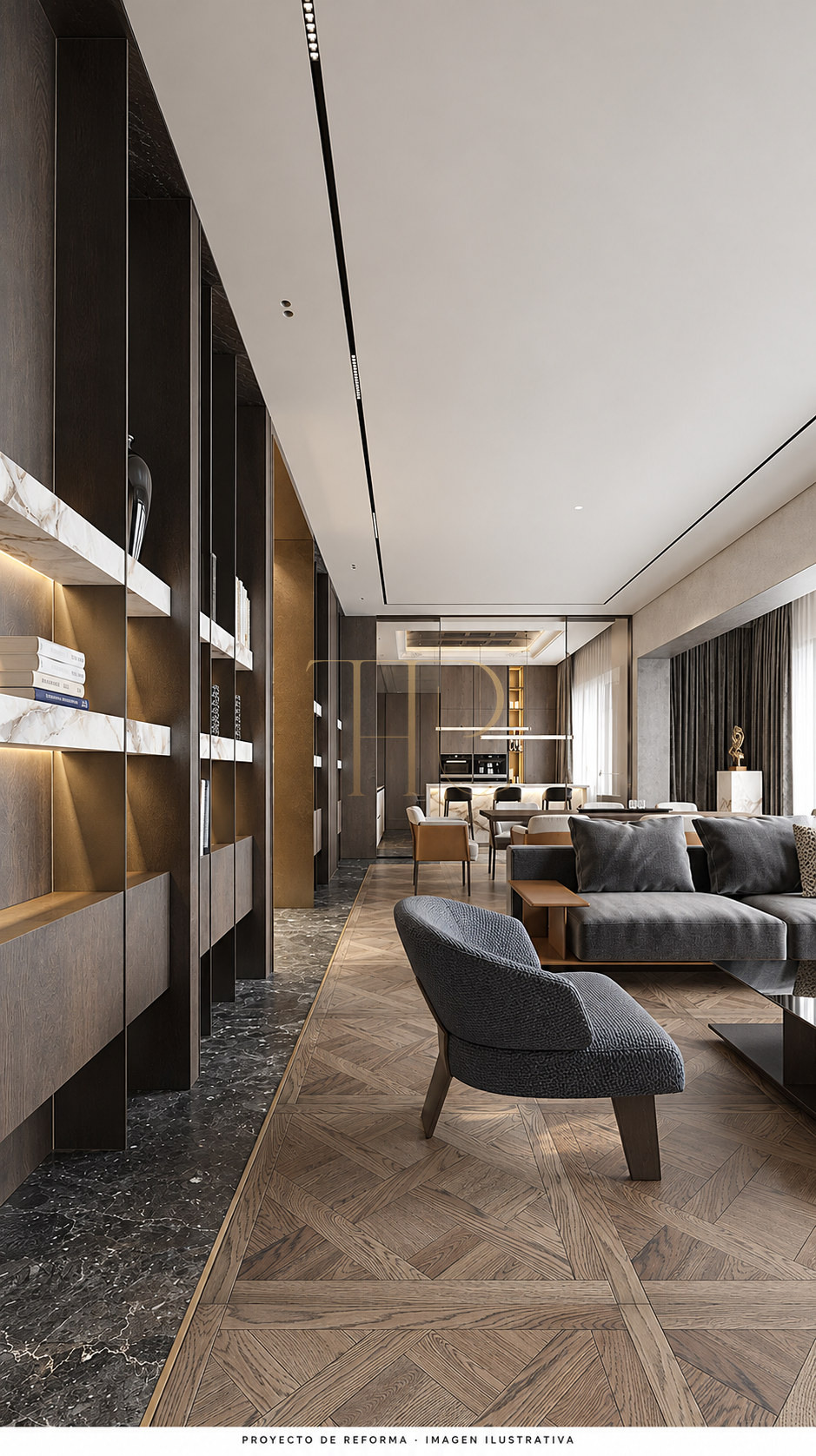 Apartment renovation project facing Turó Park, Barcelona