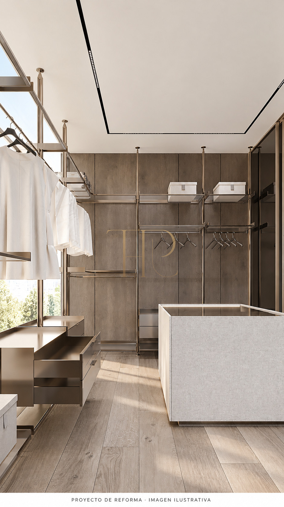 Apartment renovation project facing Turó Park, Barcelona