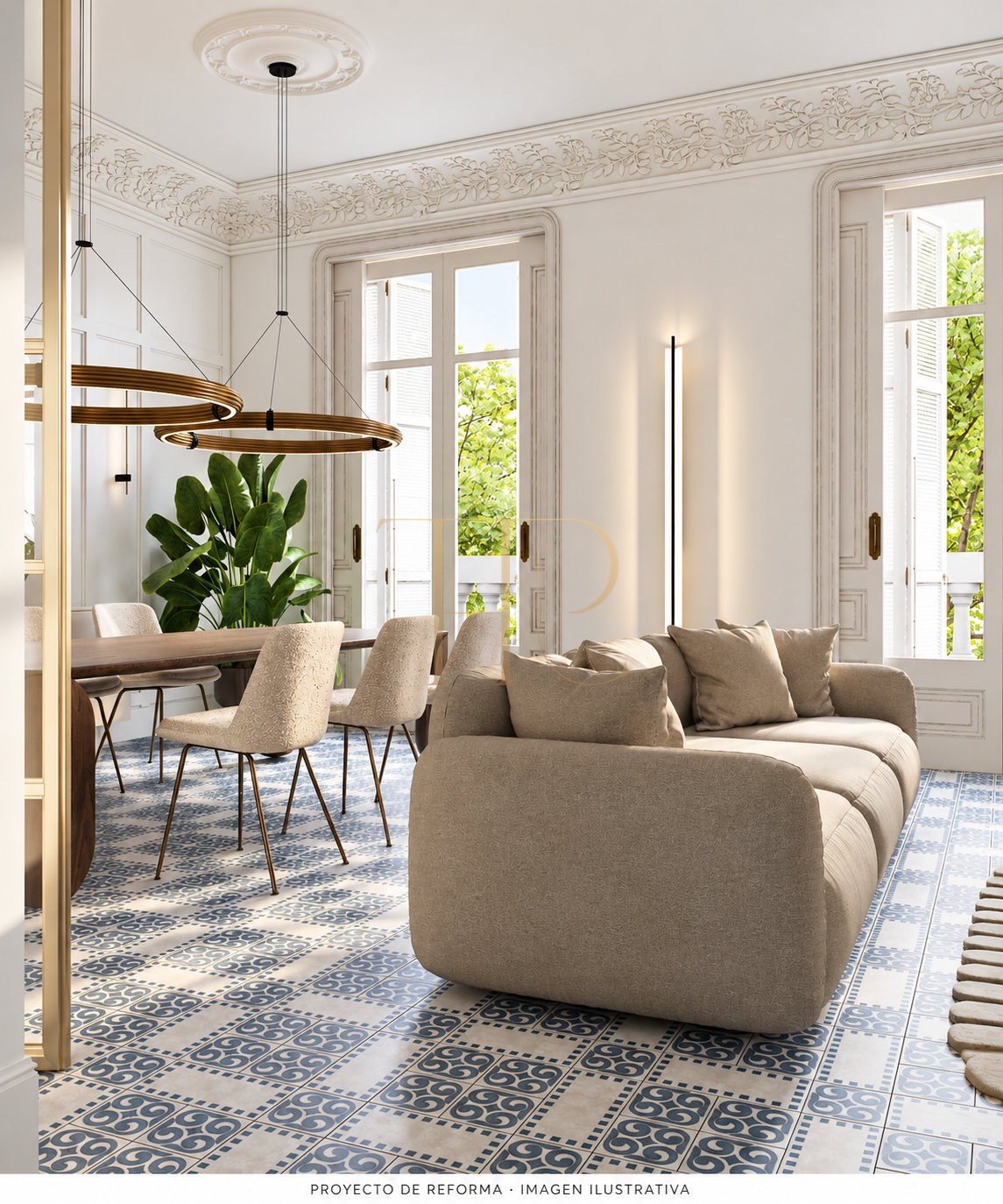 Apartment renovation project on Passeig de Gràcia, Barcelona