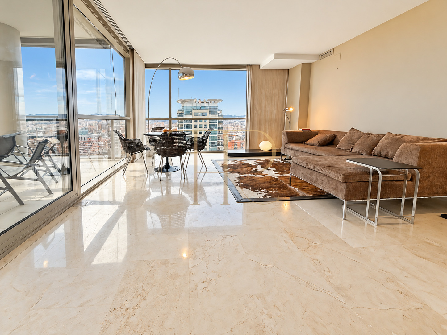 Penthouse to rent in Diagonal Mar with terrace and views