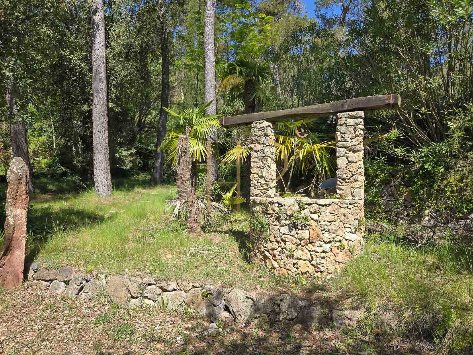 Sold villa in Begues with a large garden and pool