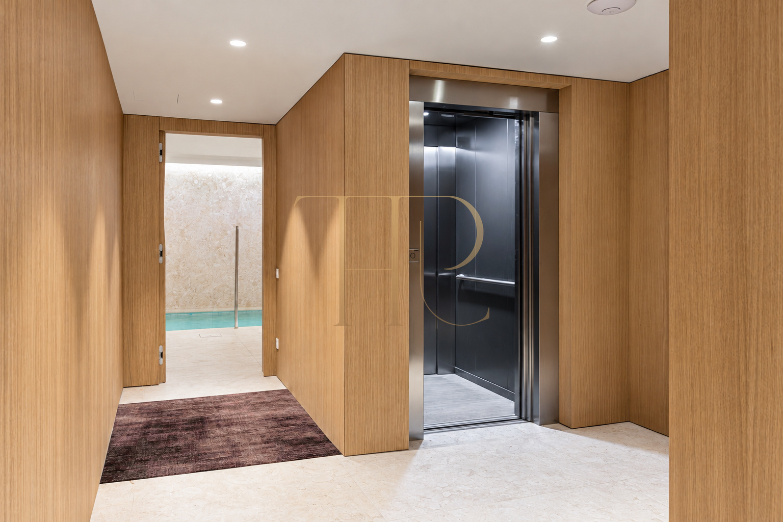 Contemporary house with pools in La Bonanova, Barcelona