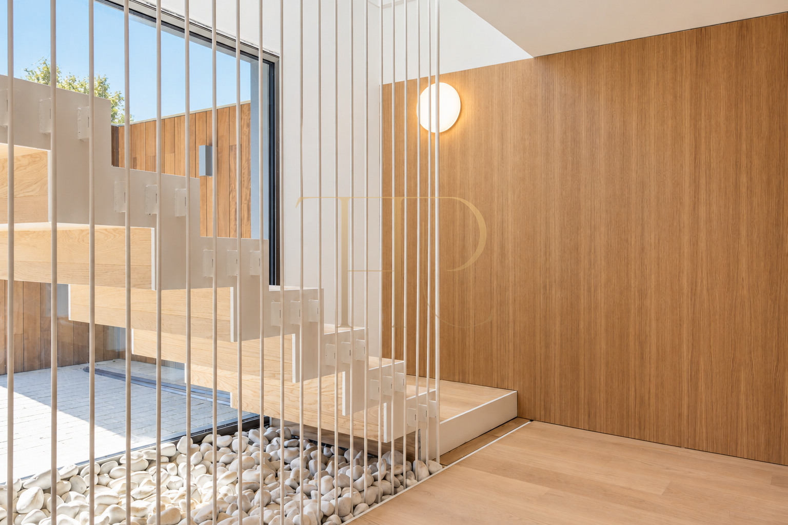 Contemporary house with pools in La Bonanova, Barcelona