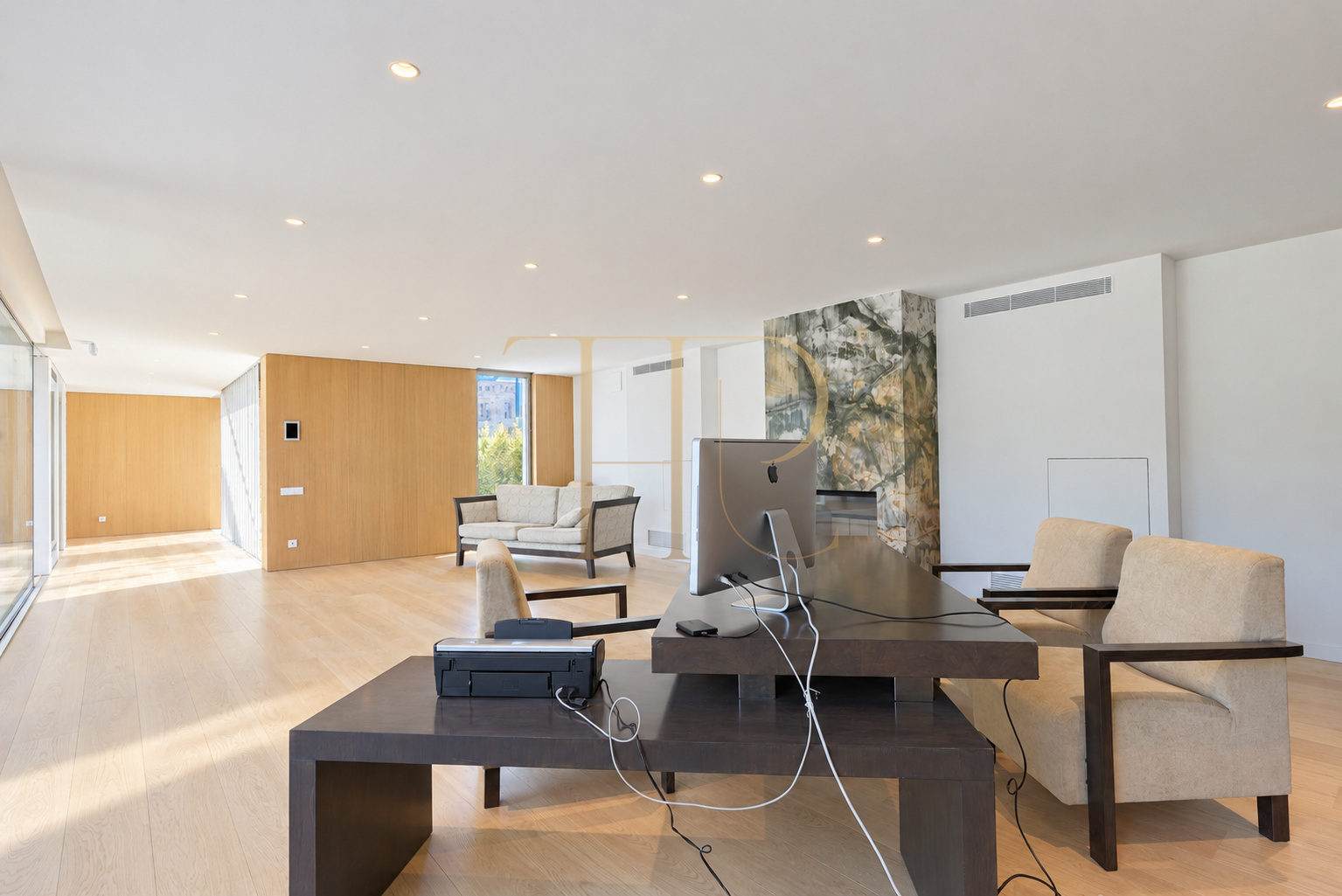 Contemporary house with pools in La Bonanova, Barcelona