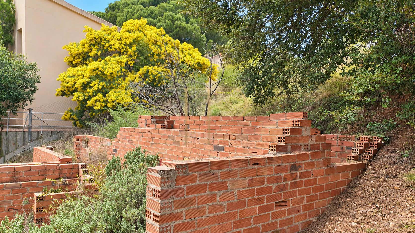 Mountain-view plot in Alella, Maresme — sold