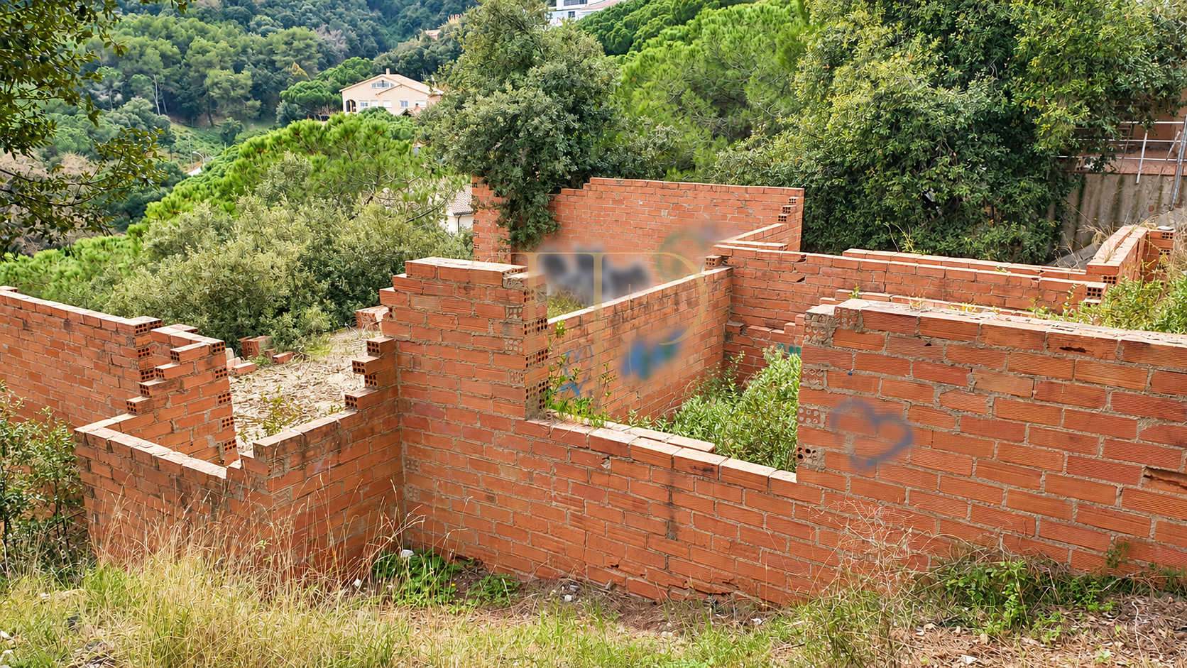 Mountain-view plot in Alella, Maresme — sold