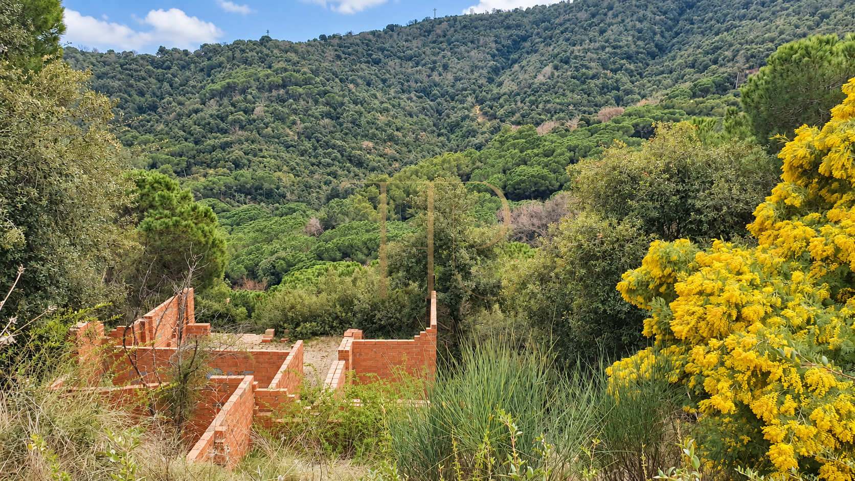 Mountain-view plot in Alella, Maresme — sold
