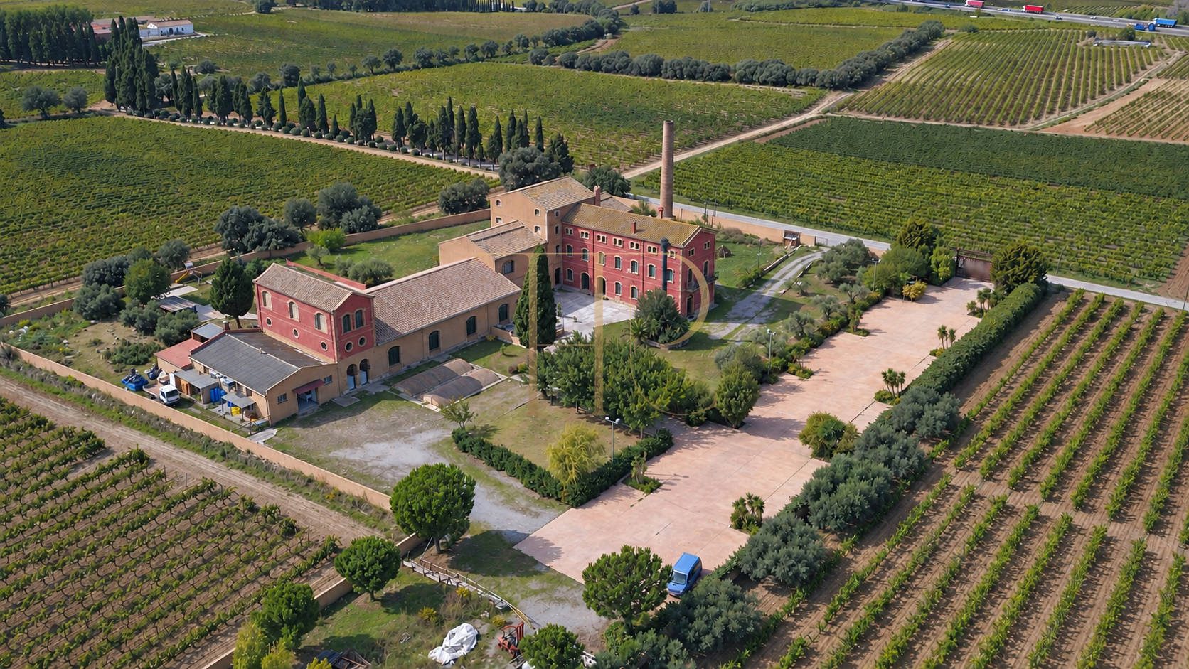 Historic estate with hotel project in Penedès — sold