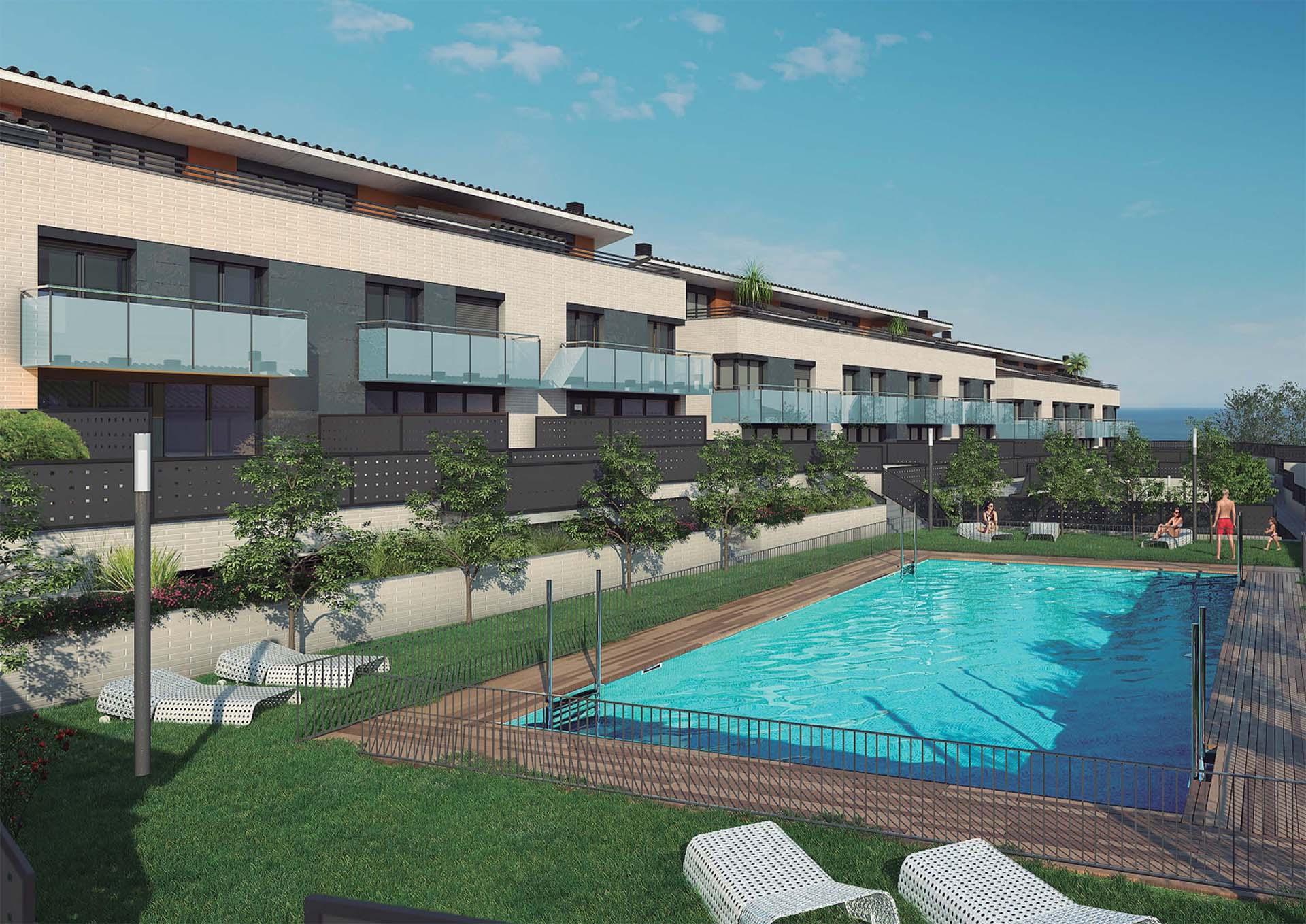 New townhouses in 20 minutes from Barcelona